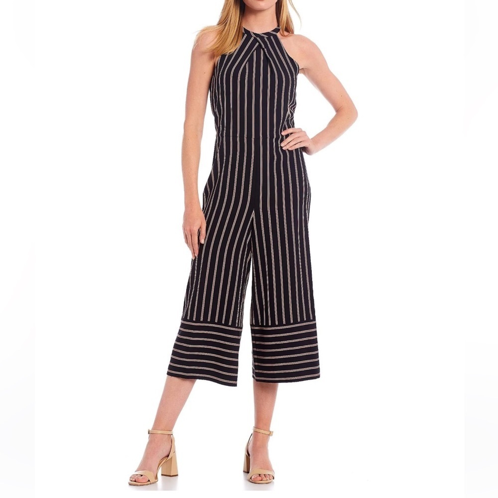 Tommy Hilfiger Wide Leg Cropped Jumpsuit